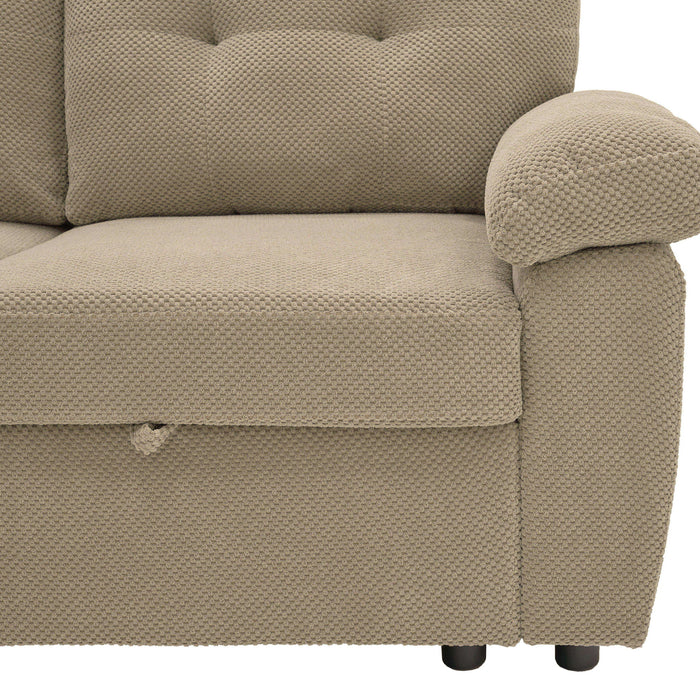 Convertible Sectional Sofa Bed & Pull Out Sleeper And Storage