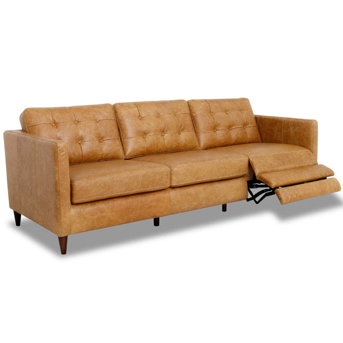 Christopher - Electric Inclining Sofa Left Facing - Tan