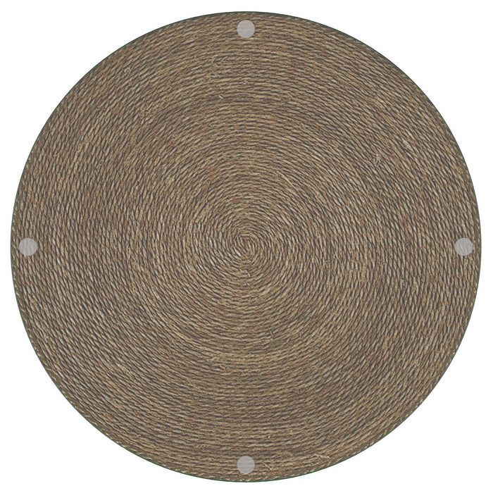 Burma - Round Side Table - Light Brown