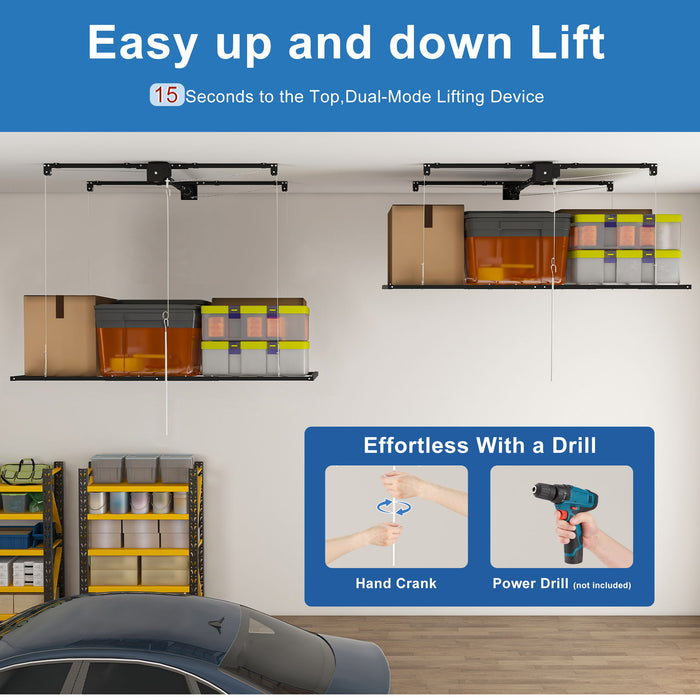 Overhead Garage Storage Rack For Ceilings