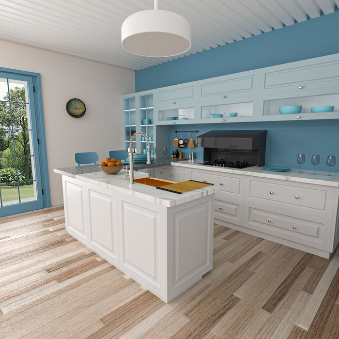 Farmhouse Kitchen Sink, Stainless Steel, Apron Front