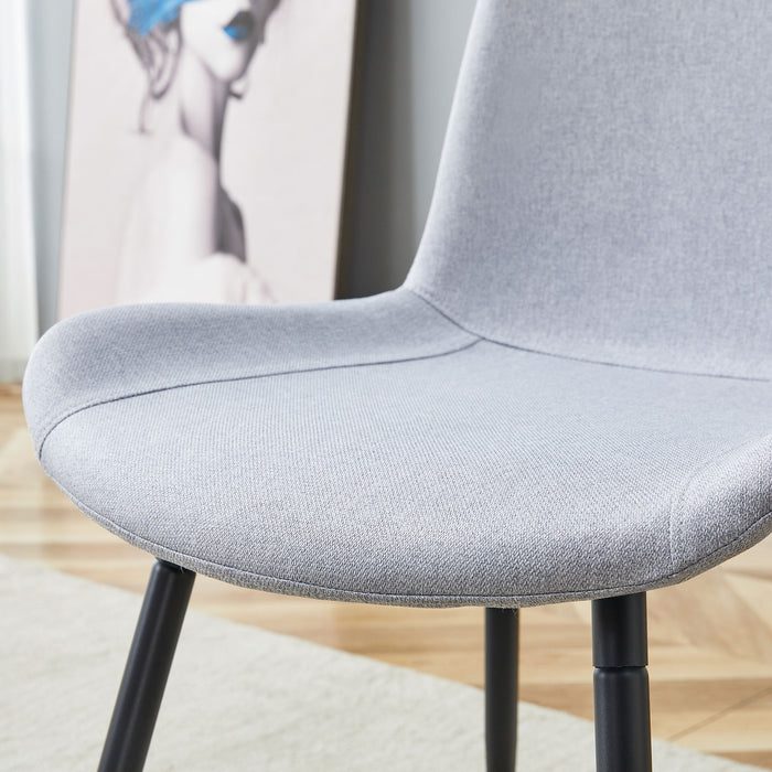 Modern Medieval Style Restaurant Cushioned Chairs With Suede Backrests