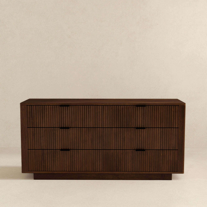 Lola - Dresser With 6 Drawers - Dark Brown