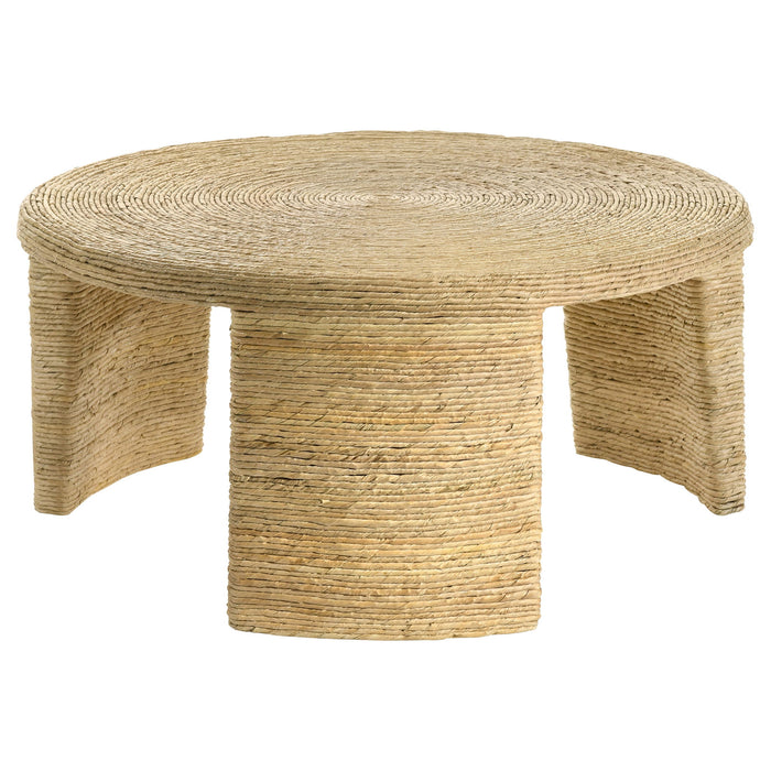 Mize - Round Coffee Table - Natural