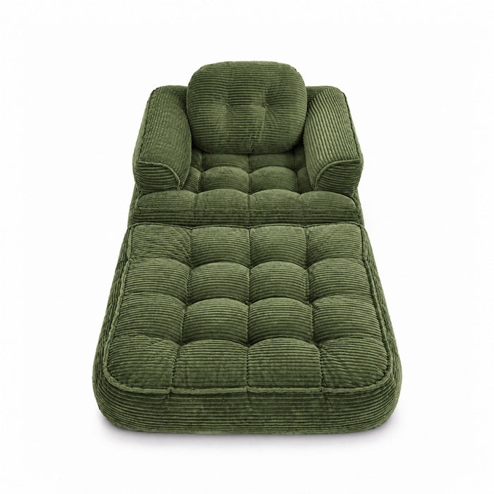 Convertible 2 In 1 Armrest Sofa For Bedroom