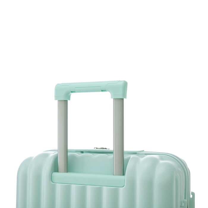 20" / 24" / 28" 3 Pieces / Set Spinner Wheel Luggage, Carry On Suitcase, With Cup Holder & USB Port & Phone Holder
