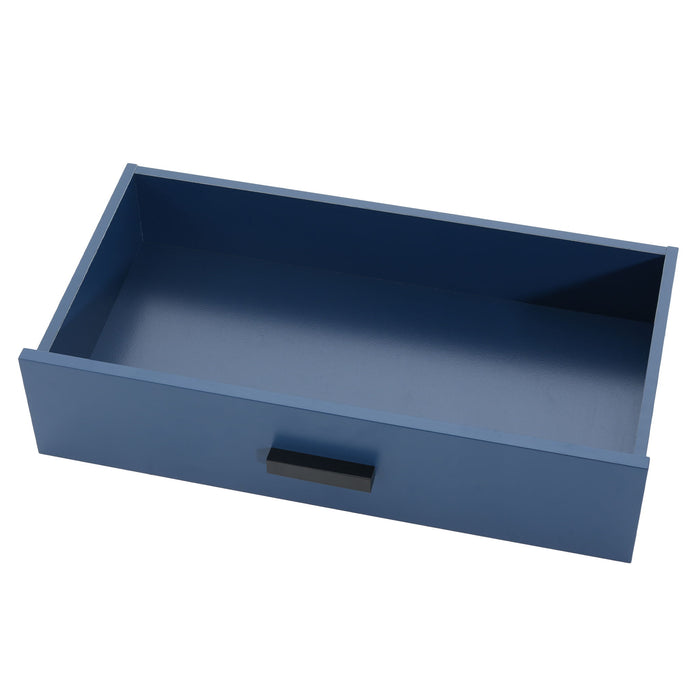 TV Console Stand, Glass Doors & Storage Drawers, Adjustable Shelves