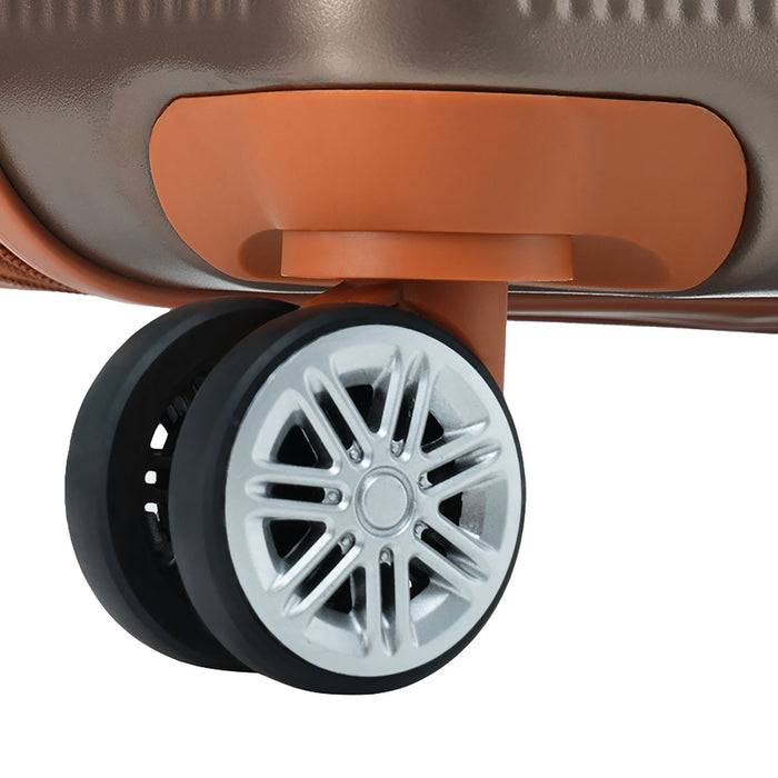 Hardshell Luggage Sets 3 Piece Carry On Suitcase Double Spinner Wheels With Tsa Lock