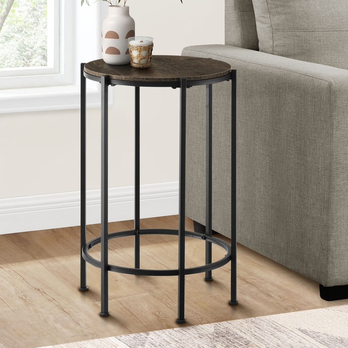 Contemporary Round Accent Table For Living Room