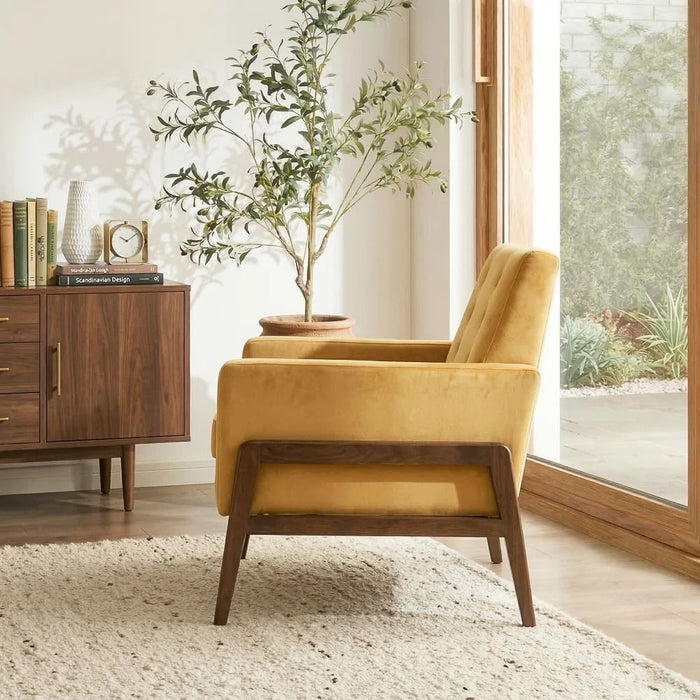 Cole - Solid Wood Lounge Chair