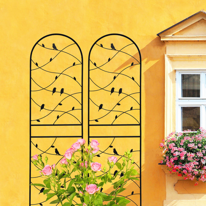 Garden Rustproof Trellis For Climbing Plants