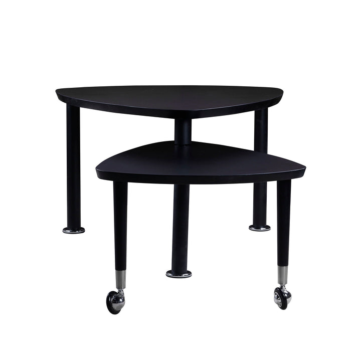360 Degree Rotatable Coffee Table With Solid Legs