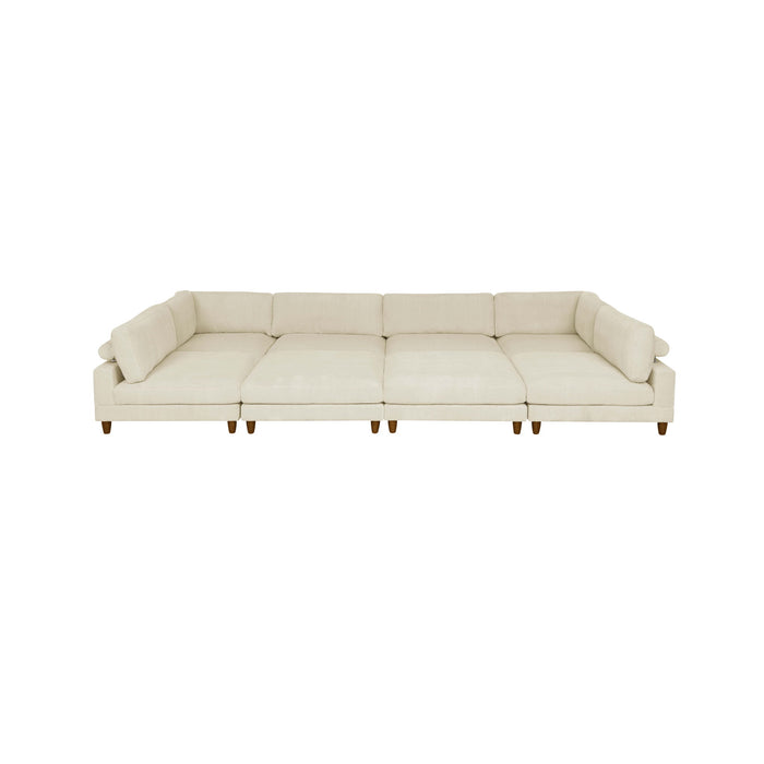 Modern Modular Sectional With Adjustable Back Support