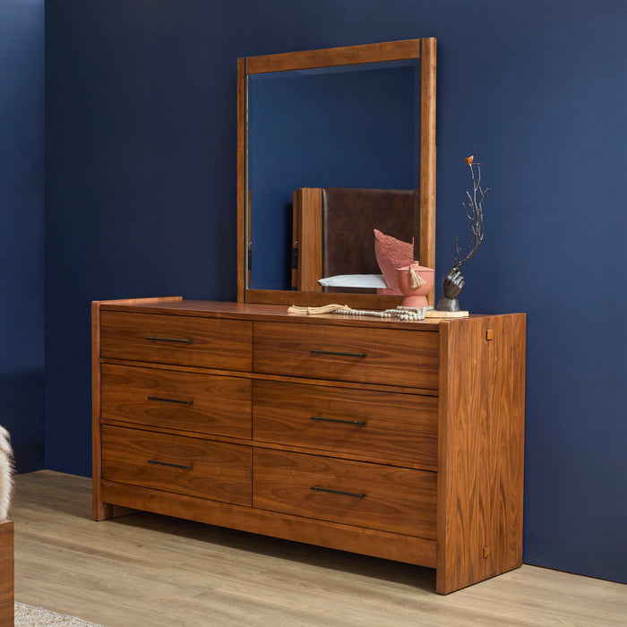 Lincoln - Mirror - Warm Walnut