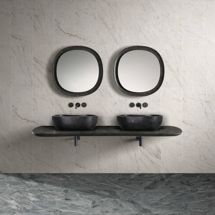 Bathroom Vessel Sink With Wavy Design