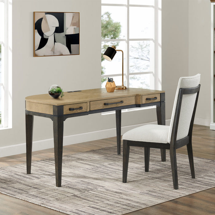Sutton Place - Desk - Light Brown / Dark Brown
