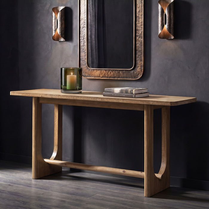 Turnkey - Trestle Console Table - Antique Brown