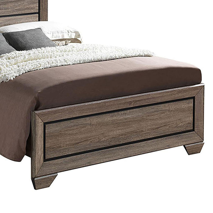 Oatfield - Queen Panel Bed - Brown