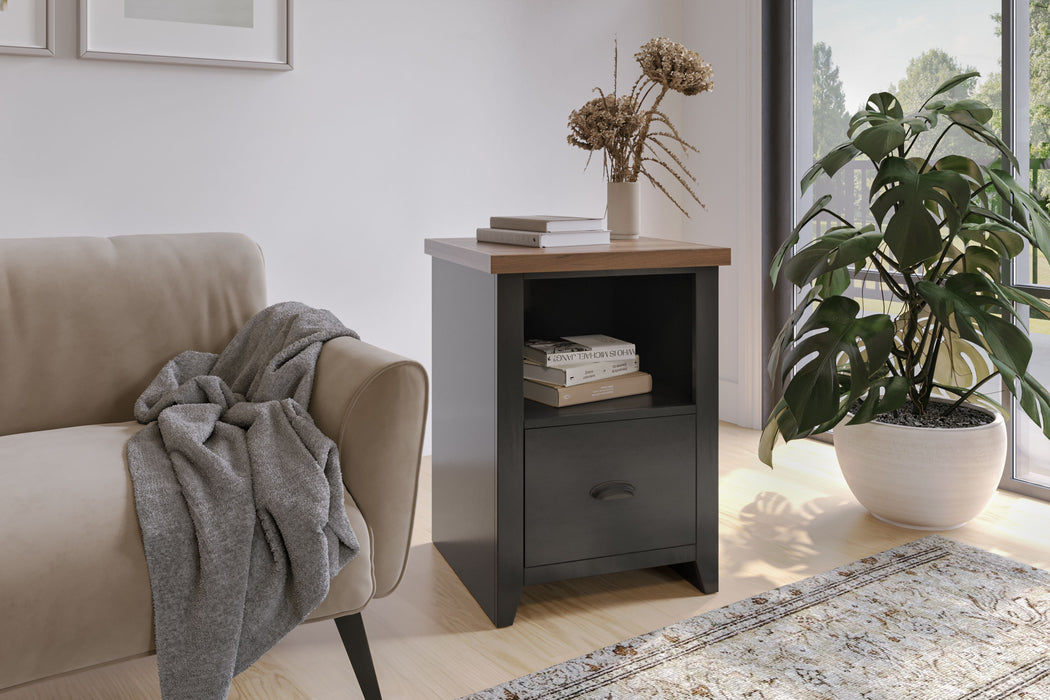 Drawer File - Black / Whiskey