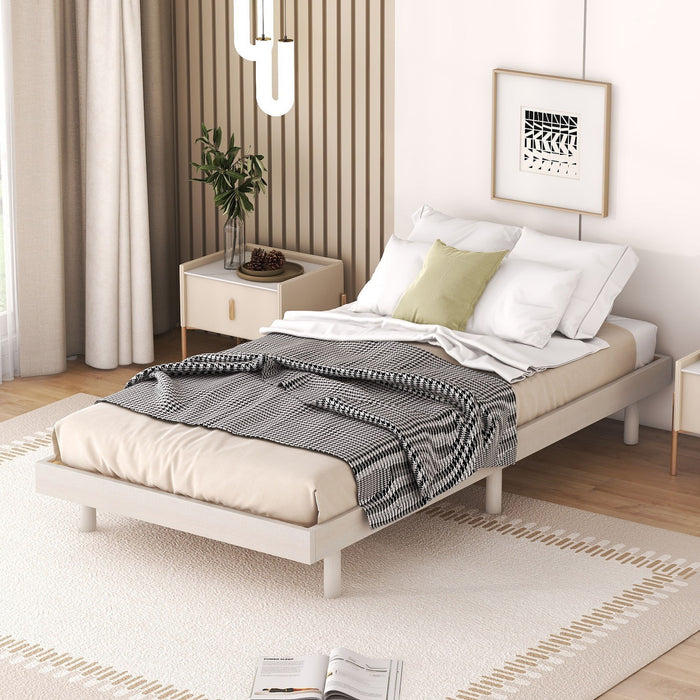 Modern Floating Platform Bed Frame