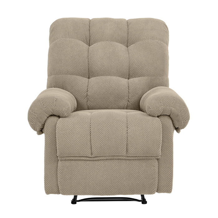 Manual Recliner, Padded Footrest