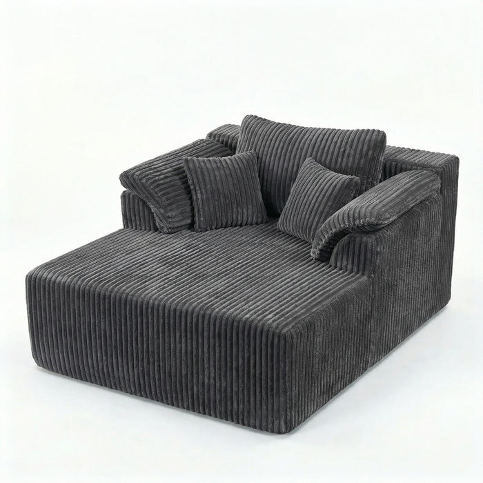 Chaise Lounge Chair, Deep Seat Sleeper Couch For Living Room