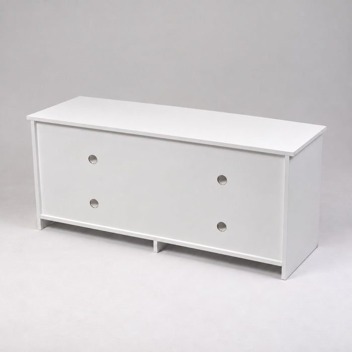TV Stand For TVs Up To 50" With Open Shelves And Cable Management