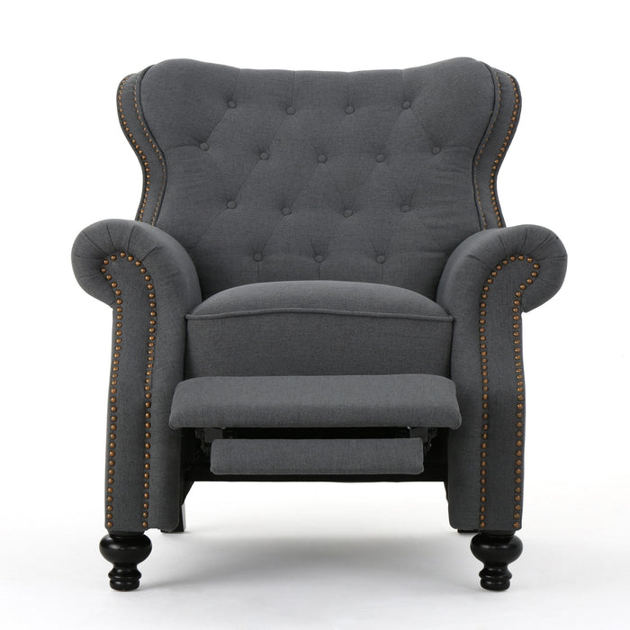 Modern Manual Push Back Recliner Chair