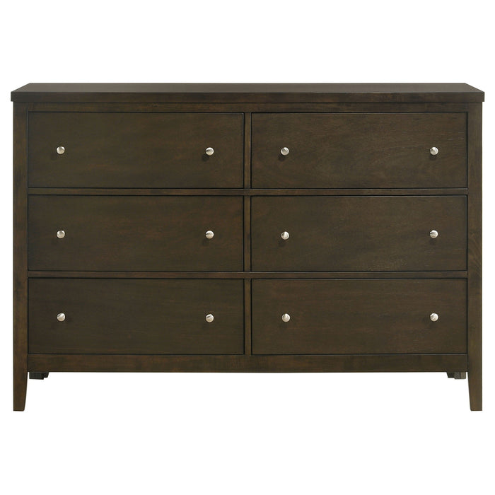 Clement - 6 Drawer Dresser Cabinet - Espresso