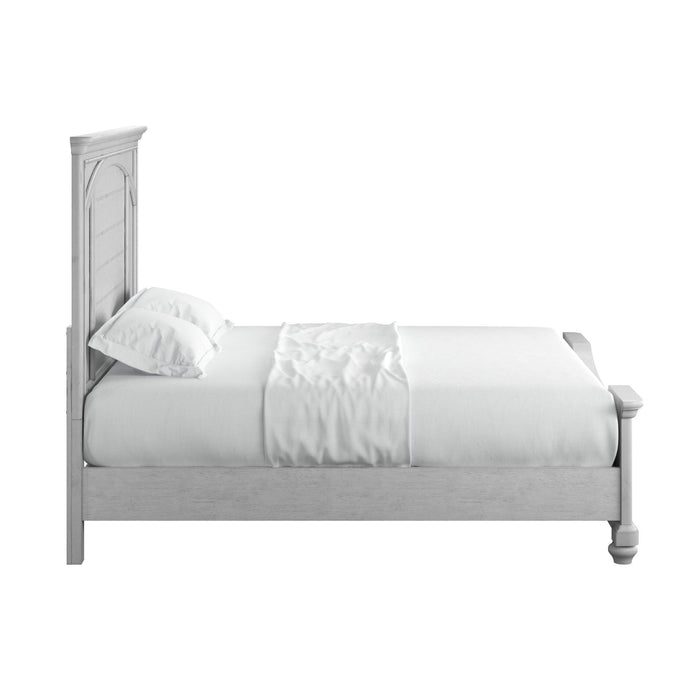 Queen Panel Bed - Gray - Wood