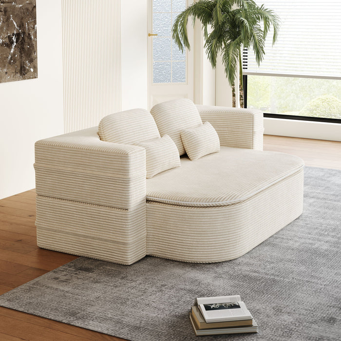 2 In 1 Foldable Sofa Bed With Multi Functional Blanket