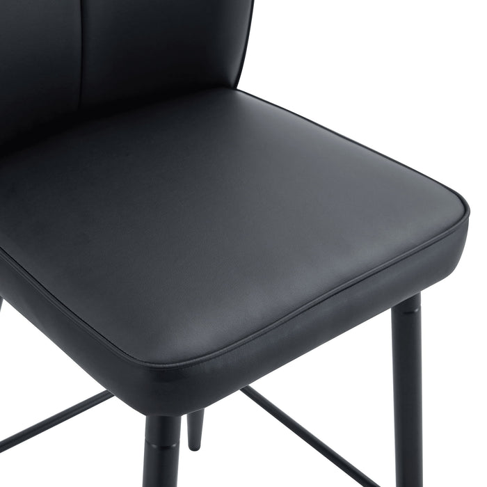 Modern Style Chair With Sleek Backrest Design (Set of 2)