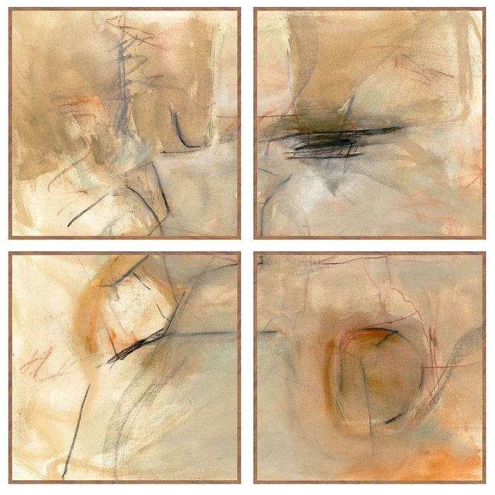 Ochre II - 48" x 48" Painting By Buddy Whitlock - Walnut