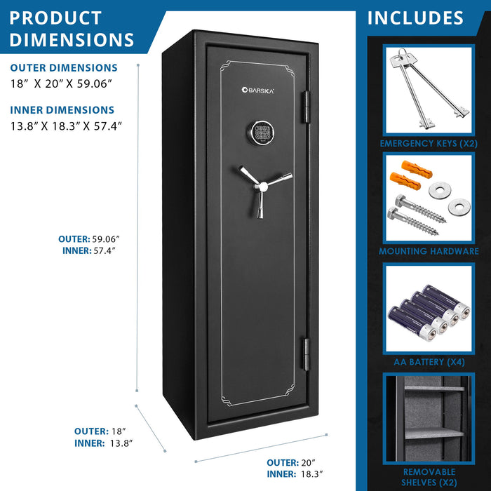 Tall Fireproof Protection Safe Vault
