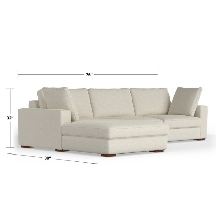 Charlie - Upholstered Deep Seater Sectional Sofa