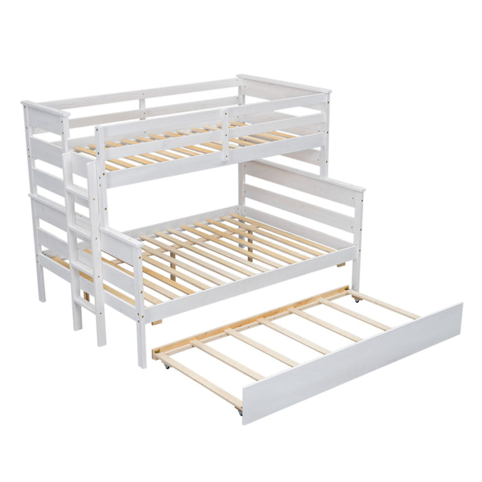 Detachable Design Bunk Bed With Ladder