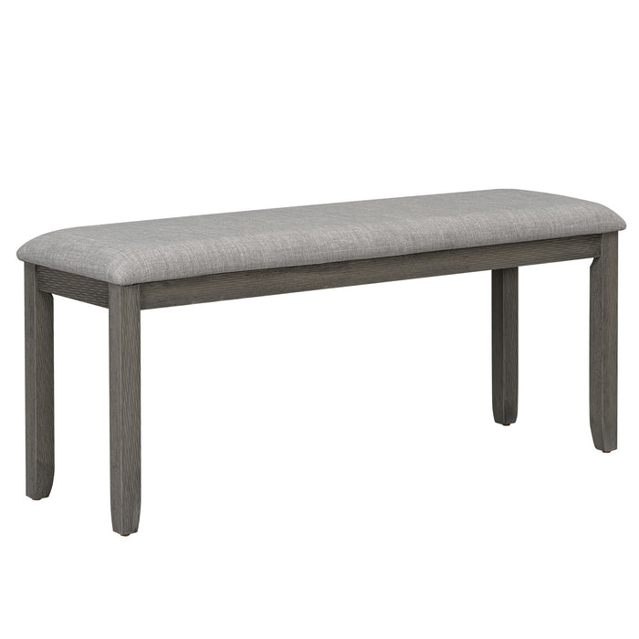 6 Piece Dining Table Set With Ergonomic Seating