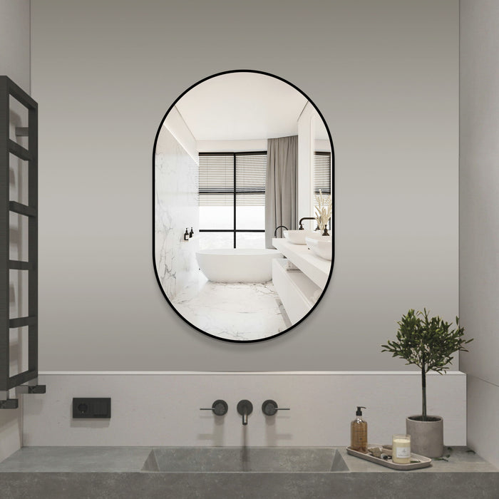 Modern Framed Bathroom Vanity Mirror