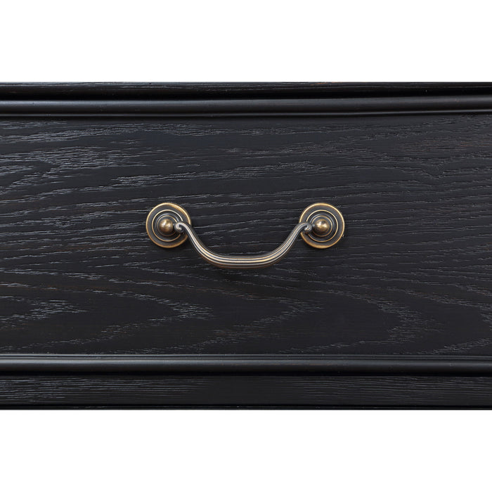 Taylor - 3 Drawer Nightstand With Felt Lined Top Drawer - Black