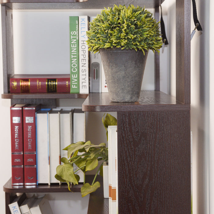 L-Shaped Corner Bookshelf