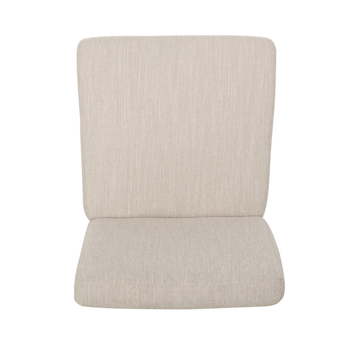 Contemporary Dining Chair With Upholstered Seating And Tapered Legs