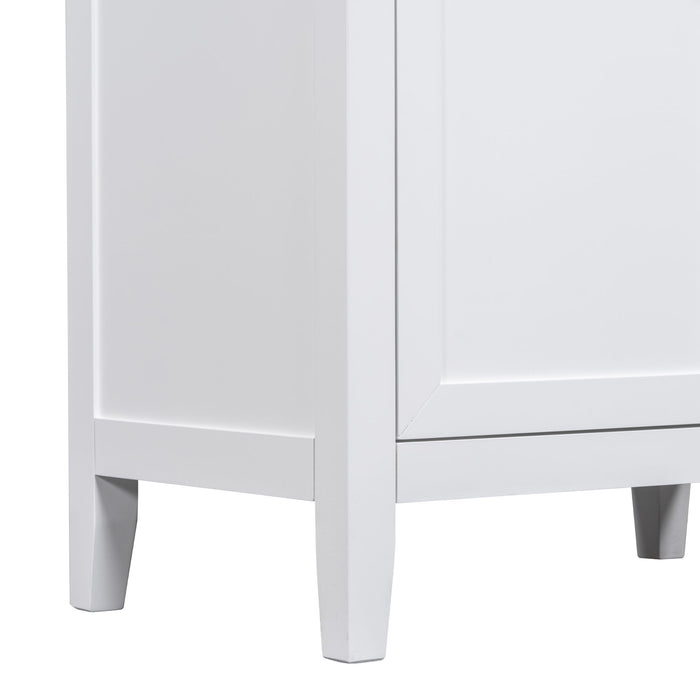 Modern Bathroom Vanity With Sink Combo, 3 Drawers, Undermount Drop-In Sink