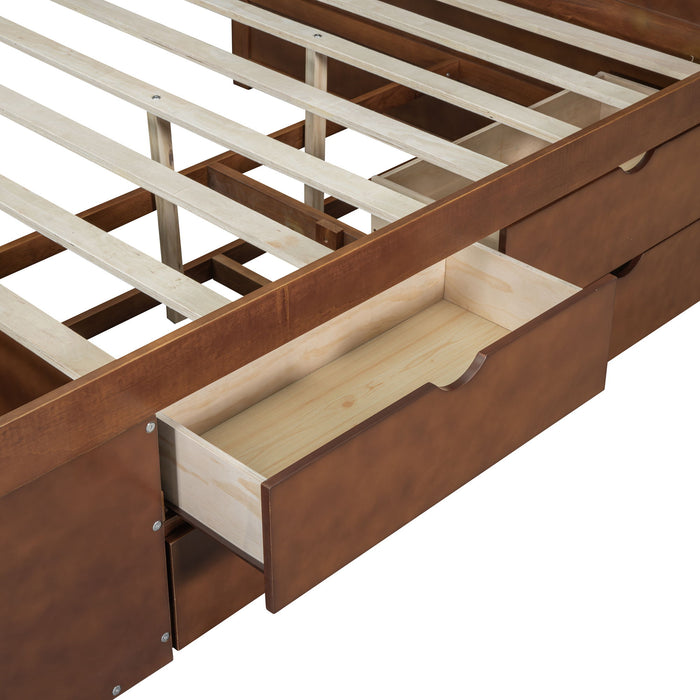 Daybed With Drawers And Shelves