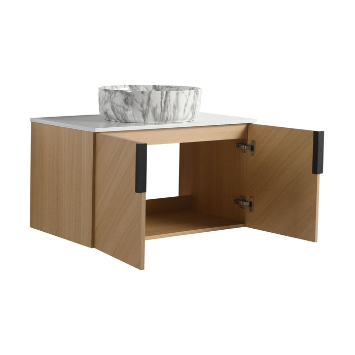 Wall Mounted Design Bathroom Vanity & Art Sink