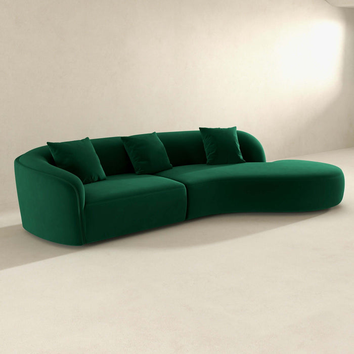 Elijah - Japandi Style Curvy Sectional Sofa