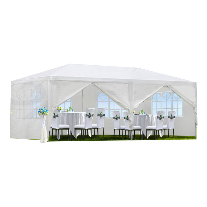 10X20' Outdoor Garden Gazebo Wedding Party Tent Canopy Marquee With Removable Sidewalls
