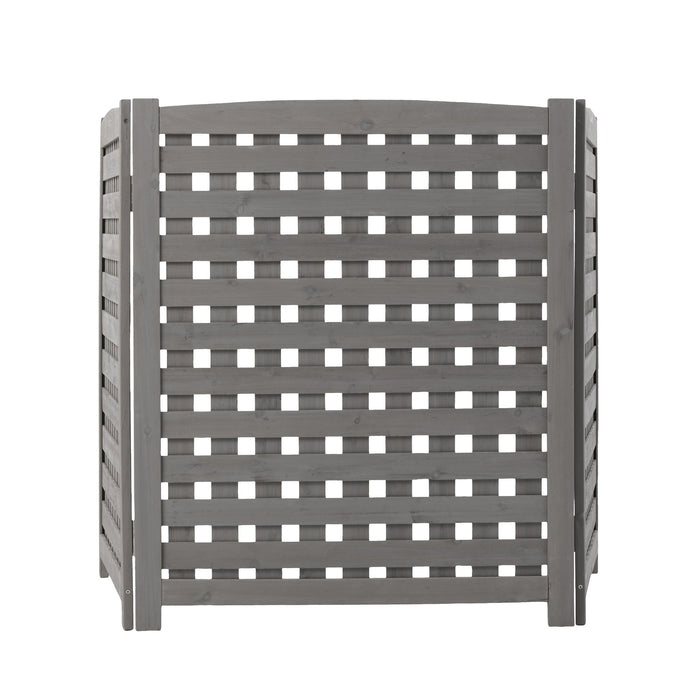 3 Panel Outdoor Air Conditioner Fence Screen
