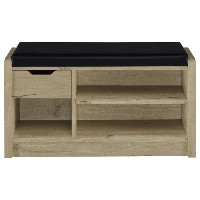 Astor - Open Shelf Storage Bench