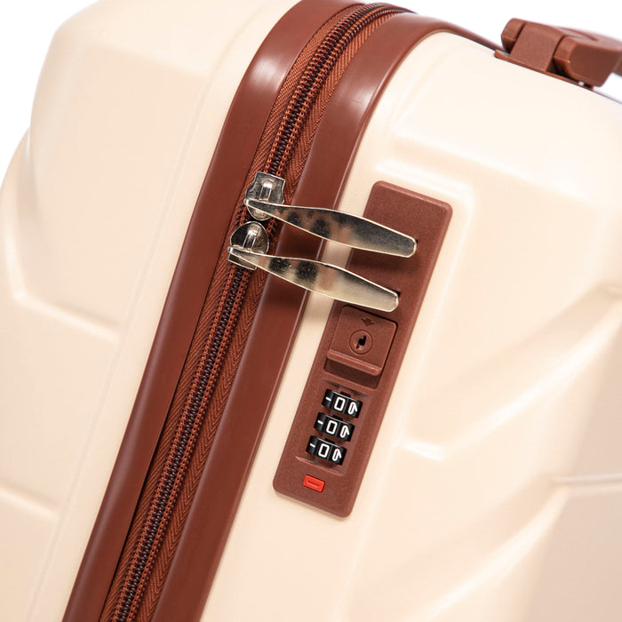 Hard Shell Travel Luggage With Scratch Resistant Surface