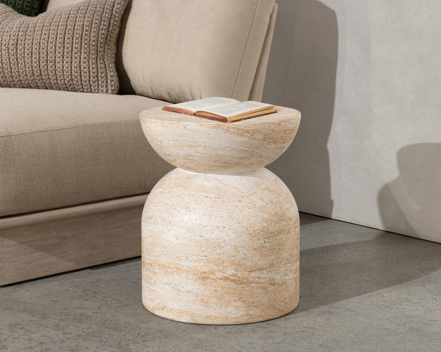 Ridgewood - Outdoor Stool / Table - Beige